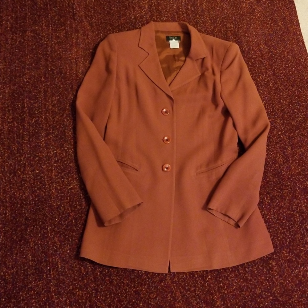BAGUTTA GUC Jacket Persimmon Crepe sz 4 - Picture 4 of 7
